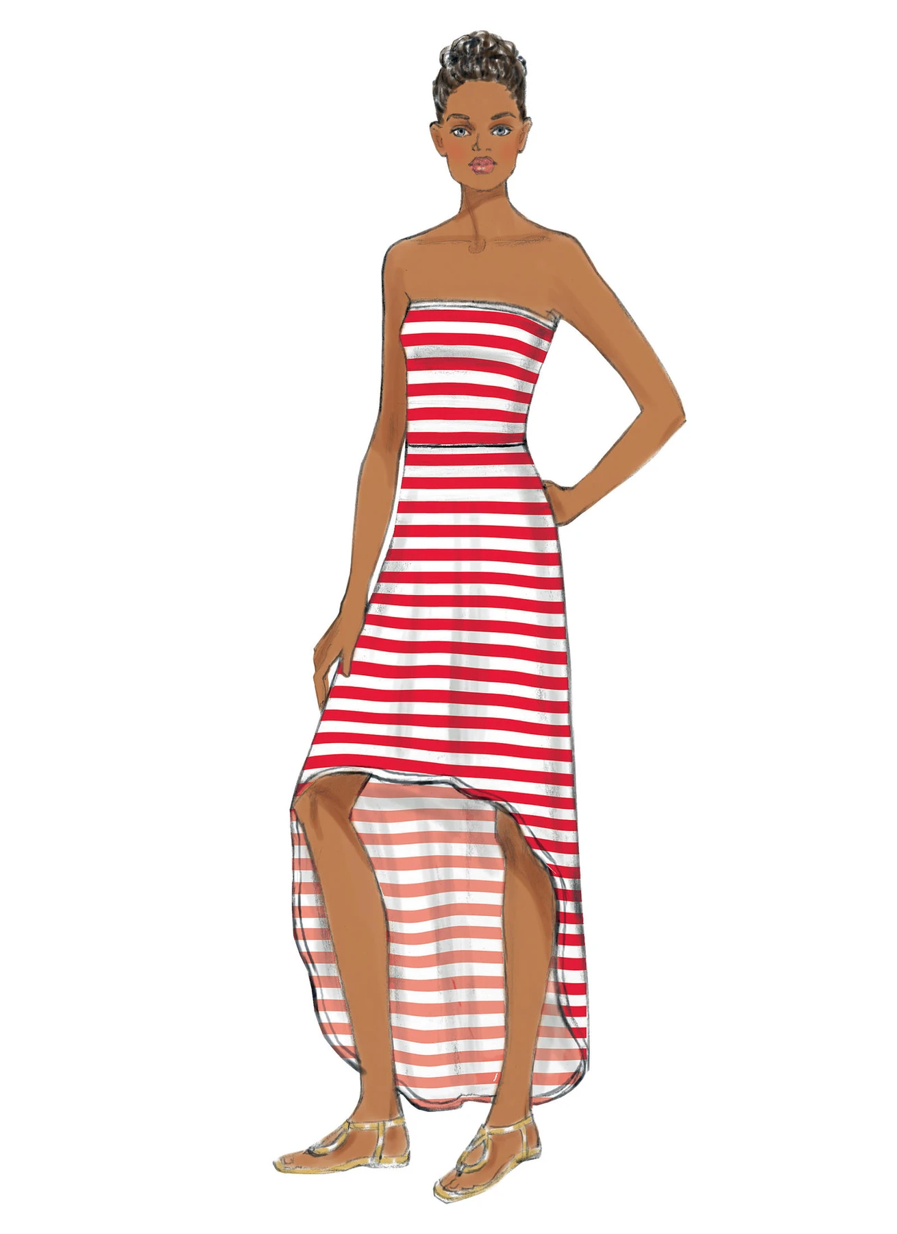 Butterick Sewing Pattern Misses'/Misses' Petite Pullover Maxi Dresses and Belt (PDF) 5 Butterick Sewing Pattern Misses'/Misses' Petite Pullover Maxi Dresses and Belt (PDF)