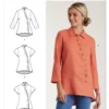 Simplicity Sewing Pattern Misses' & Women's Button Front Shirt