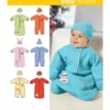 Simplicity Sewing Pattern Babies' Bunting, Romper and Hats 15 Simplicity Sewing Pattern Babies' Bunting, Romper and Hats