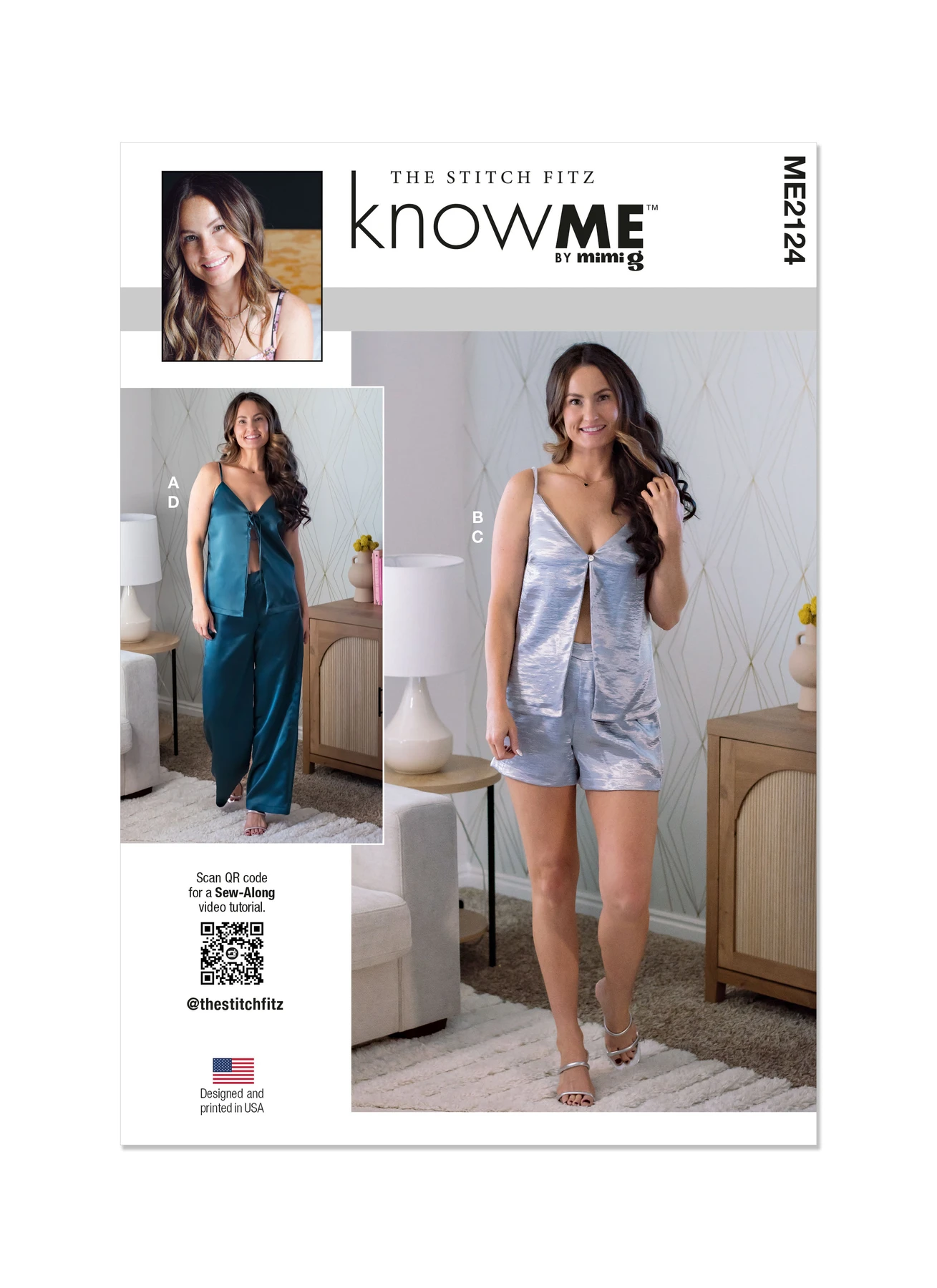 Know Me Sewing Pattern Misses' Top, Shorts and Pants by the Stitch Fitz 1 Know Me Sewing Pattern Misses' Top, Shorts and Pants by the Stitch Fitz