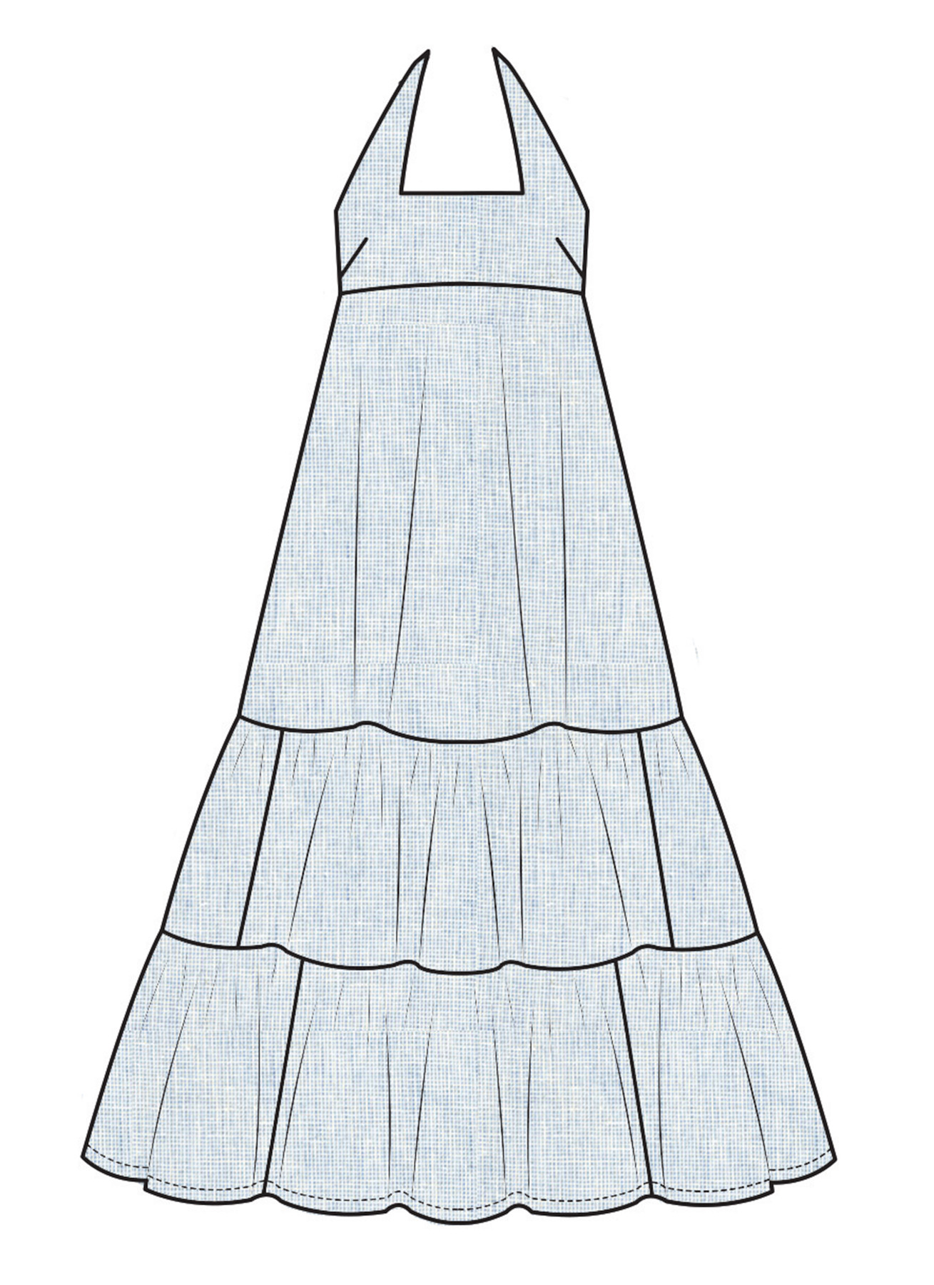 McCall's Sewing Pattern Misses' Halter Dress in Two Lengths by Laura Ashley 3 McCall's Sewing Pattern Misses' Halter Dress in Two Lengths by Laura Ashley