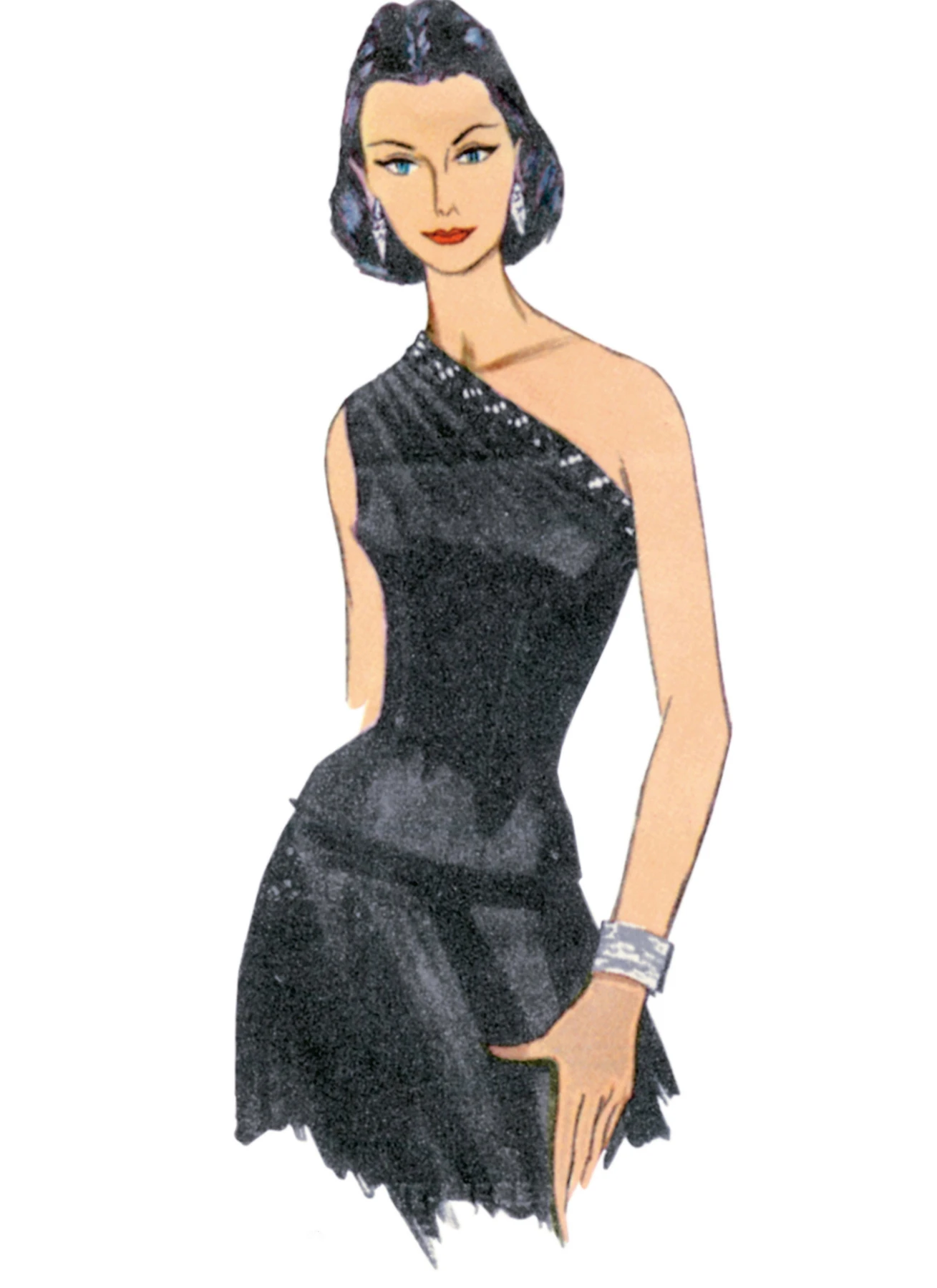 Simplicity Sewing Pattern 1950s Misses' Vintage Blouses and Cummerbund 4 Simplicity Sewing Pattern 1950s Misses' Vintage Blouses and Cummerbund