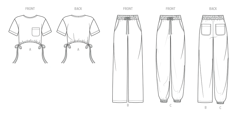 Know Me Sewing Pattern Misses' and Women's Knit Top and Woven Pants by Brittany J. Jones 11 Know Me Sewing Pattern Misses' and Women's Knit Top and Woven Pants by Brittany J. Jones