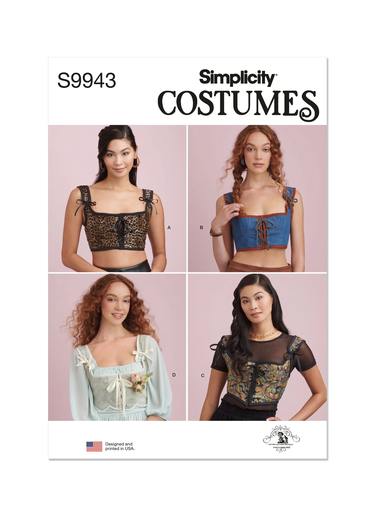 Simplicity Sewing Pattern Misses' Corset Costumes 1 Simplicity Sewing Pattern Misses' Corset Costumes
