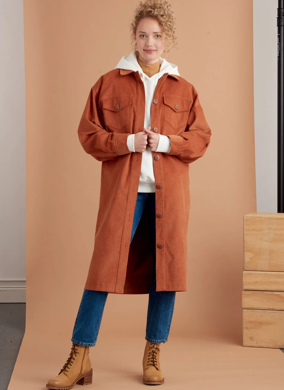 Simplicity Sewing Pattern Unisex Shirt Jackets (PDF) 6 Simplicity Sewing Pattern Unisex Shirt Jackets (PDF)