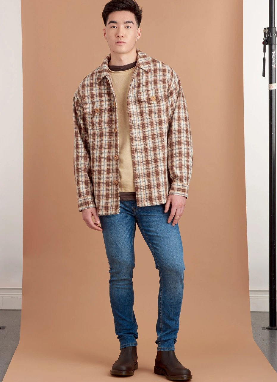 Simplicity Sewing Pattern Unisex Shirt Jackets (PDF) 7 Simplicity Sewing Pattern Unisex Shirt Jackets (PDF)