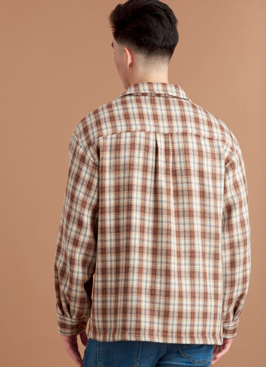 Simplicity Sewing Pattern Unisex Shirt Jackets (PDF) 9 Simplicity Sewing Pattern Unisex Shirt Jackets (PDF)