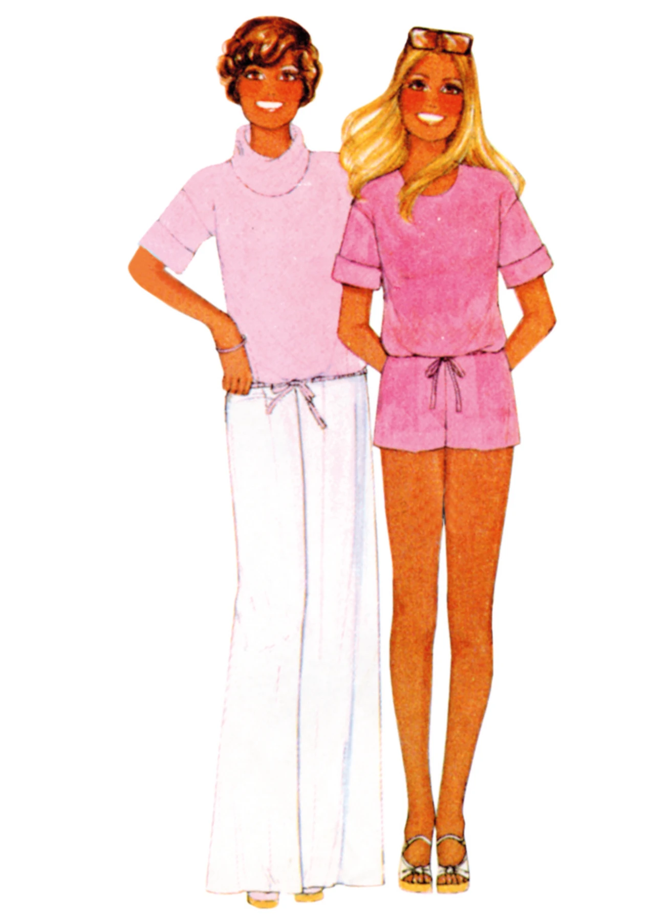 McCall's Sewing Pattern 1970s Misses' Knit Tops, Skirt, Pants and Shorts (PDF) 3 McCall's Sewing Pattern 1970s Misses' Knit Tops, Skirt, Pants and Shorts (PDF)