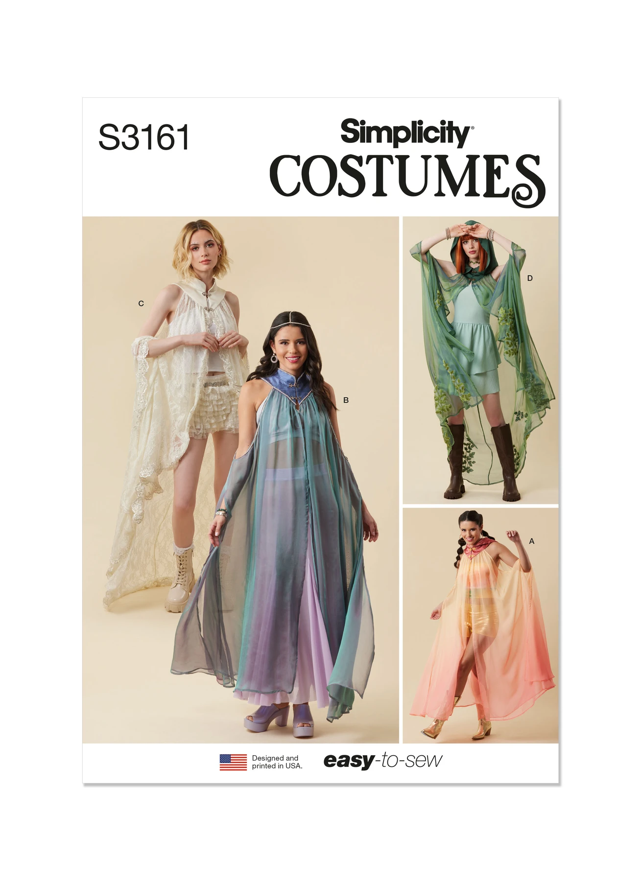 Simplicity Sewing Pattern Misses' Capes 1 Simplicity Sewing Pattern Misses' Capes