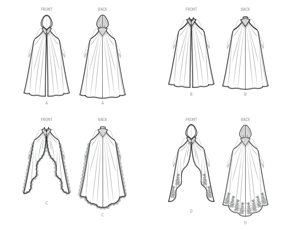 Simplicity Sewing Pattern Misses' Capes 11 Simplicity Sewing Pattern Misses' Capes