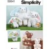 Simplicity Sewing Pattern Plush Bears and Bunnies in Three Sizes 22 Simplicity Sewing Pattern Plush Bears and Bunnies in Three Sizes