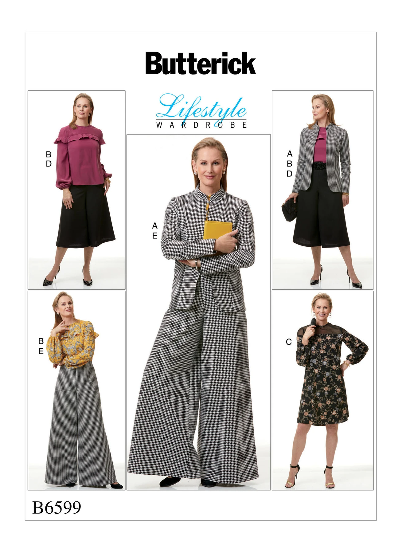 Butterick Sewing Pattern Misses' Jacket, Top, Dress and Pants (PDF) 1 Butterick Sewing Pattern Misses' Jacket, Top, Dress and Pants (PDF)