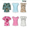 New Look Sewing Pattern Misses' Tops 34 New Look Sewing Pattern Misses' Tops