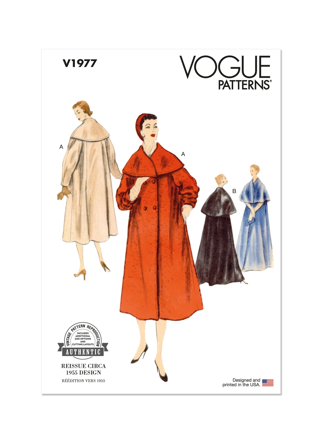 Vogue Patterns 1950s Misses' Coats 1 Vogue Patterns 1950s Misses' Coats