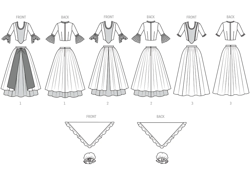 Simplicity Sewing Pattern Misses' Colonial Patriots Costumes (PDF) 6 Simplicity Sewing Pattern Misses' Colonial Patriots Costumes (PDF)