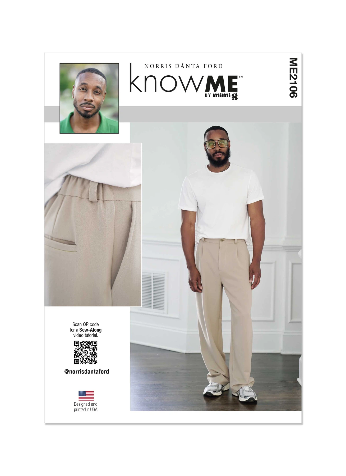 Know Me Sewing Pattern Men's Pants by Norris Dánta Ford (PDF) 1 Know Me Sewing Pattern Men's Pants by Norris Dánta Ford (PDF)