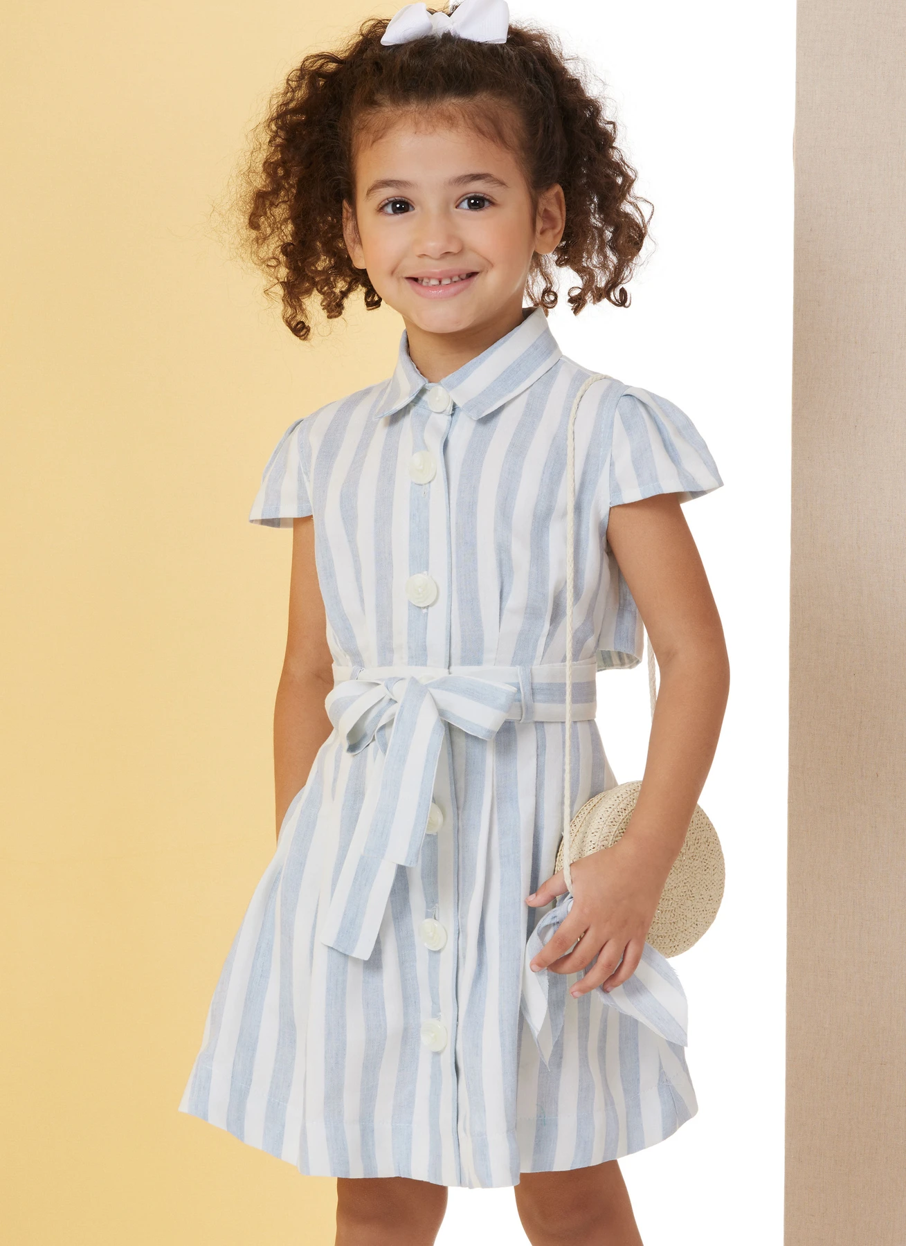 Butterick Sewing Pattern Children's Dress with Sleeve Variations and Tie Belt (PDF) 2 Butterick Sewing Pattern Children's Dress with Sleeve Variations and Tie Belt (PDF)