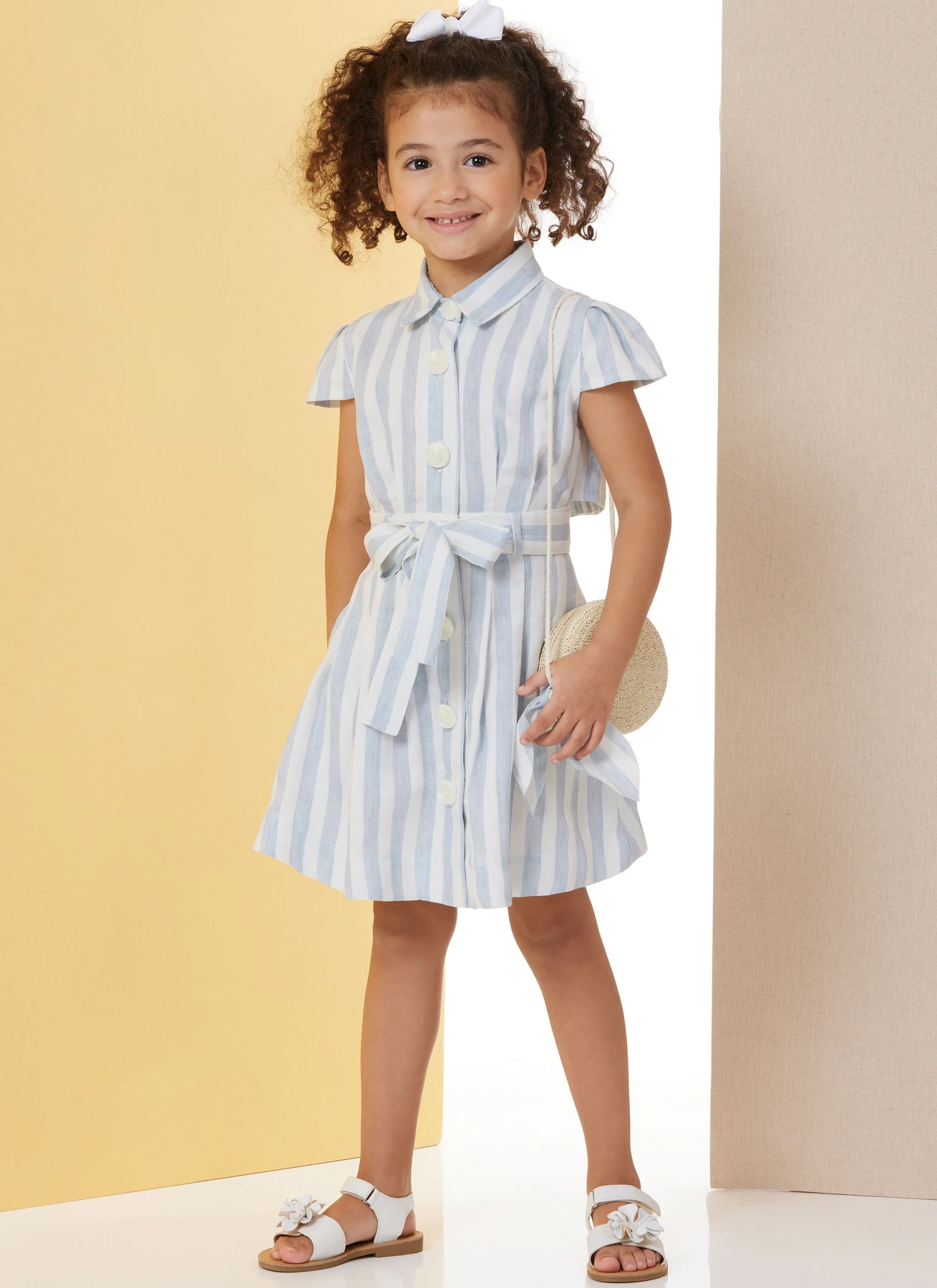 Butterick Sewing Pattern Children's Dress with Sleeve Variations and Tie Belt (PDF) 5 Butterick Sewing Pattern Children's Dress with Sleeve Variations and Tie Belt (PDF)