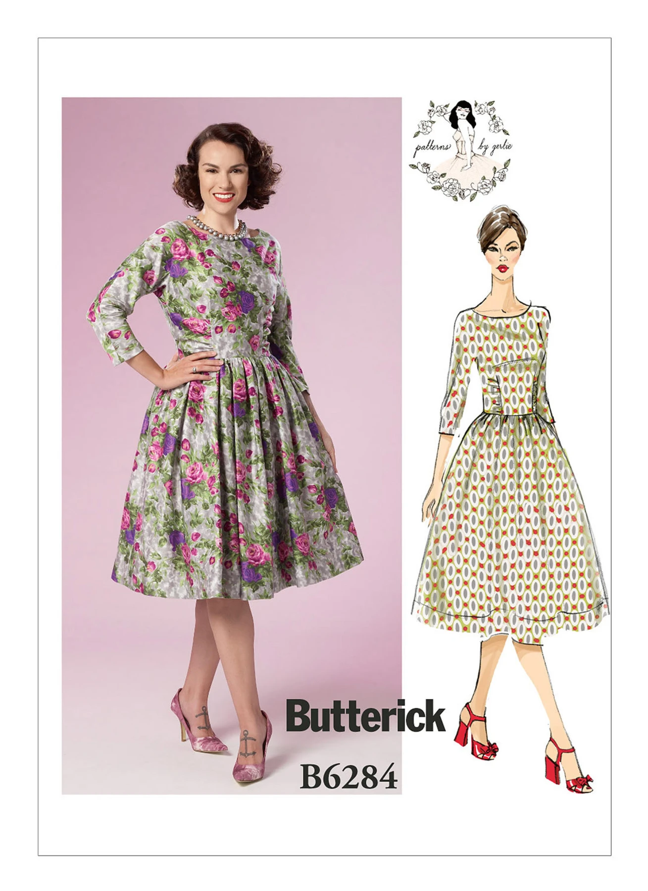 Butterick Sewing Pattern Misses' Gathered Dresses (PDF) 1 Butterick Sewing Pattern Misses' Gathered Dresses (PDF)