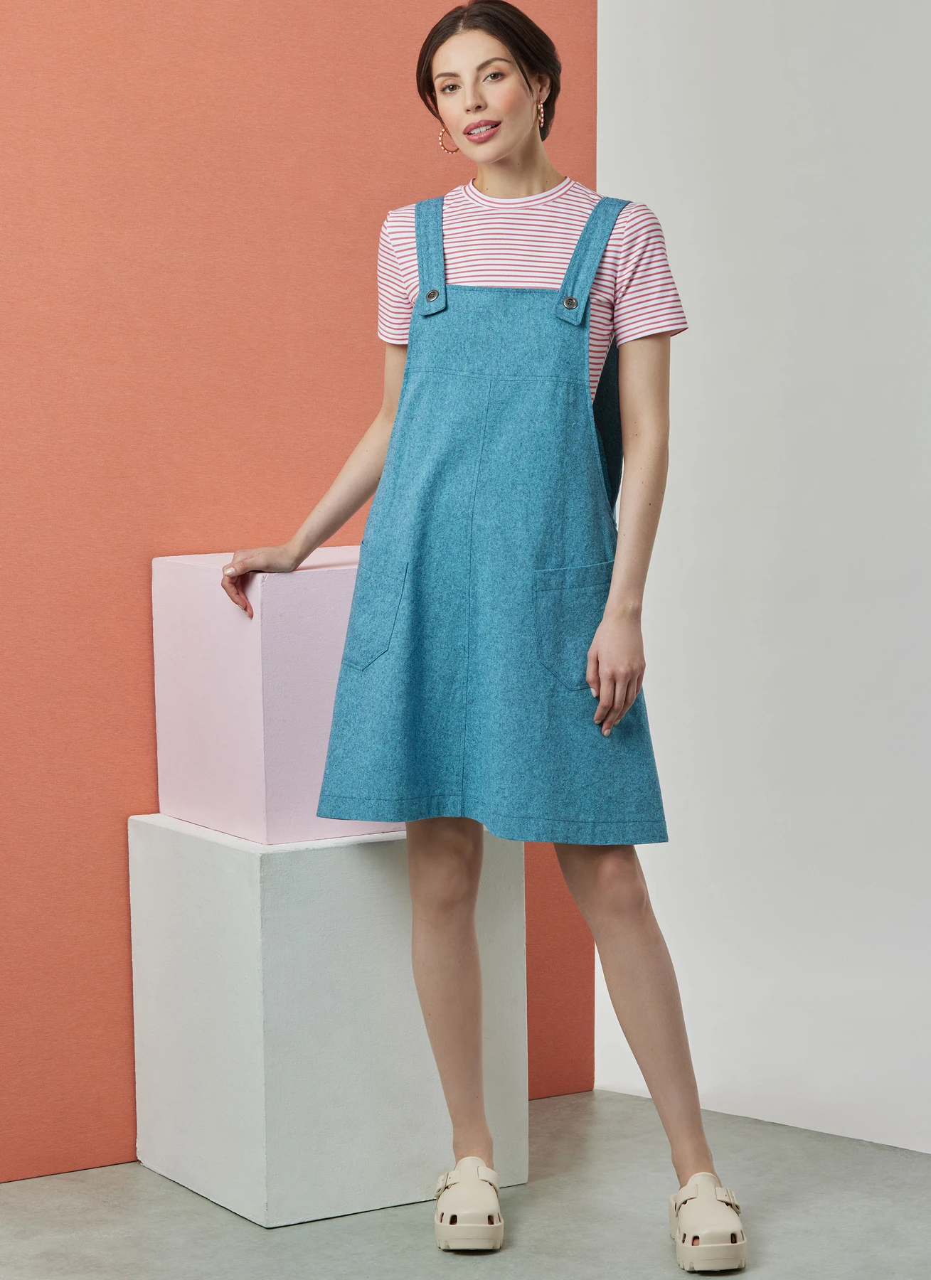 Simplicity Sewing Pattern Misses' Knit Tops, Overalls and Jumper by Elaine Heigl Designs (PDF) 6 Simplicity Sewing Pattern Misses' Knit Tops, Overalls and Jumper by Elaine Heigl Designs (PDF)