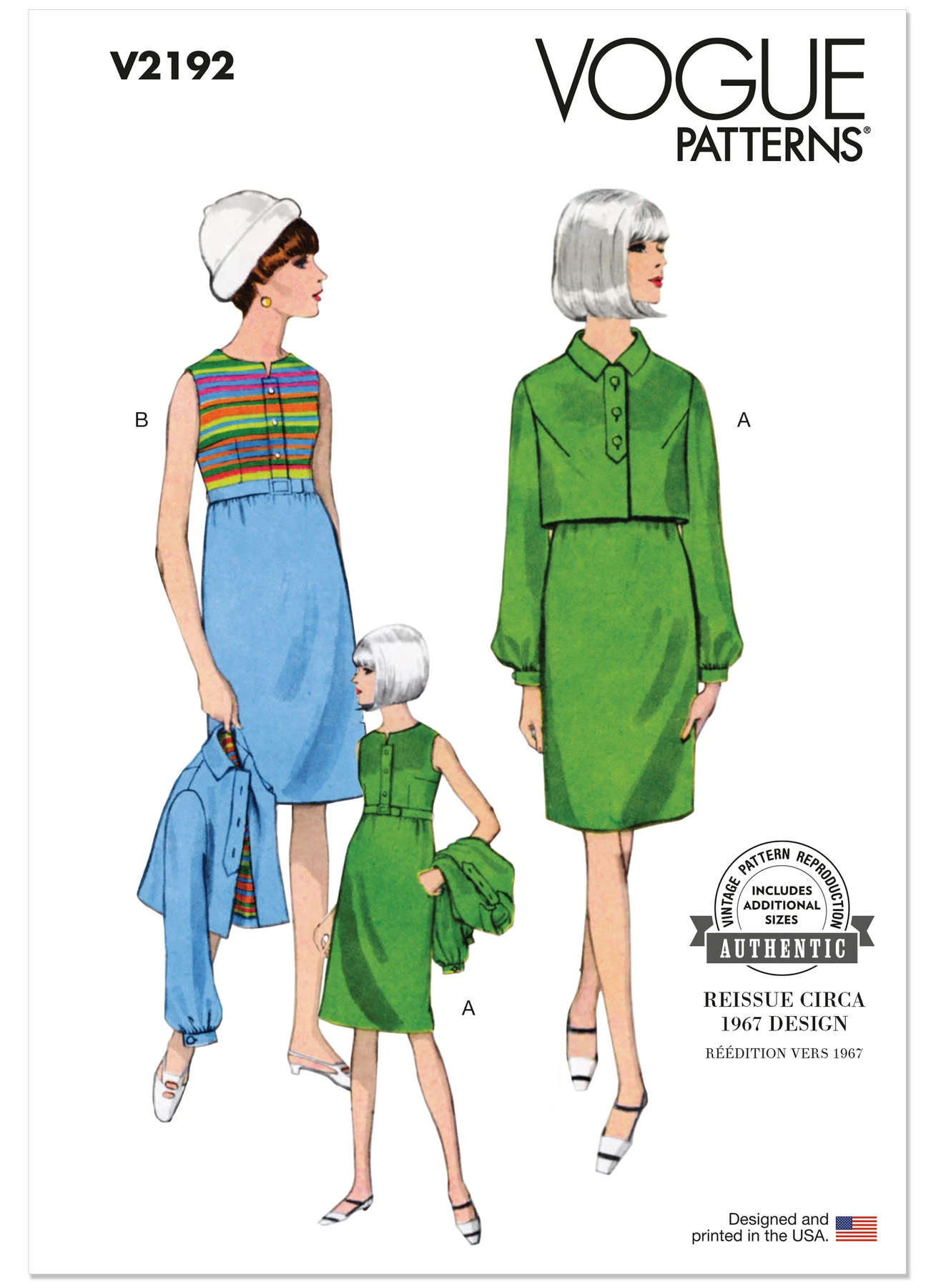 Vogue Patterns 1960s Misses' Vintage Dress And Jacket (PDF) 1 Vogue Patterns 1960s Misses' Vintage Dress And Jacket (PDF)