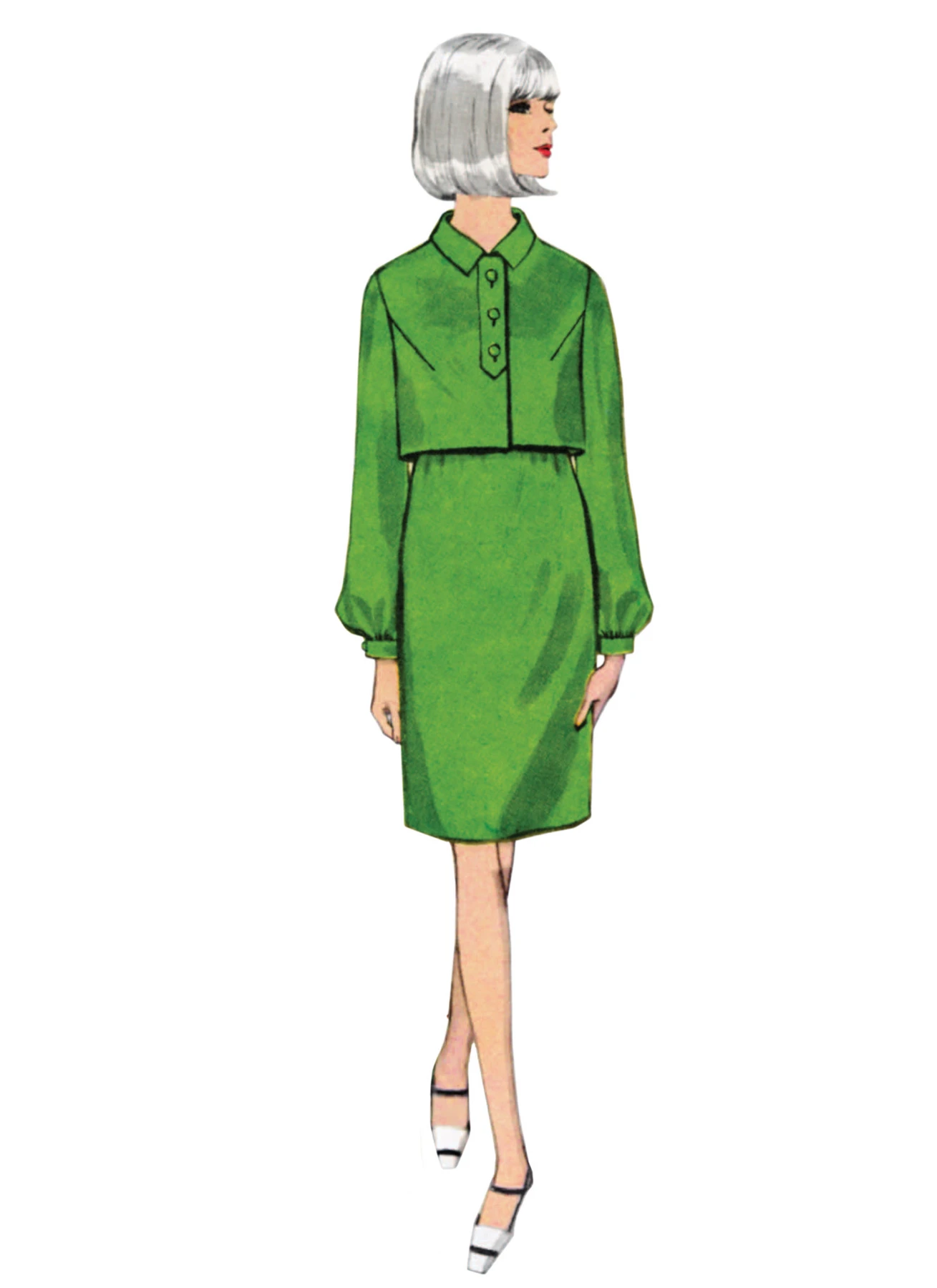 Vogue Patterns 1960s Misses' Vintage Dress And Jacket (PDF) 2 Vogue Patterns 1960s Misses' Vintage Dress And Jacket (PDF)
