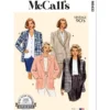 McCall's Sewing Pattern 1990s Misses' Jacket