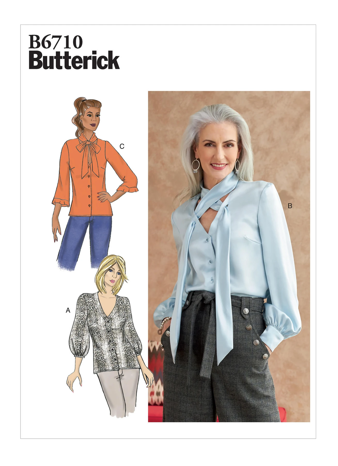 Butterick Sewing Pattern Misses' Top (PDF) 1 Butterick Sewing Pattern Misses' Top (PDF)