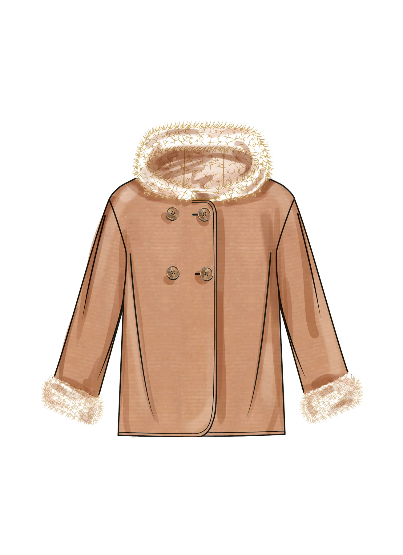 Simplicity Sewing Pattern Girls' and Boys' Jacket In Two Lengths (PDF) 3 Simplicity Sewing Pattern Girls' and Boys' Jacket In Two Lengths (PDF)