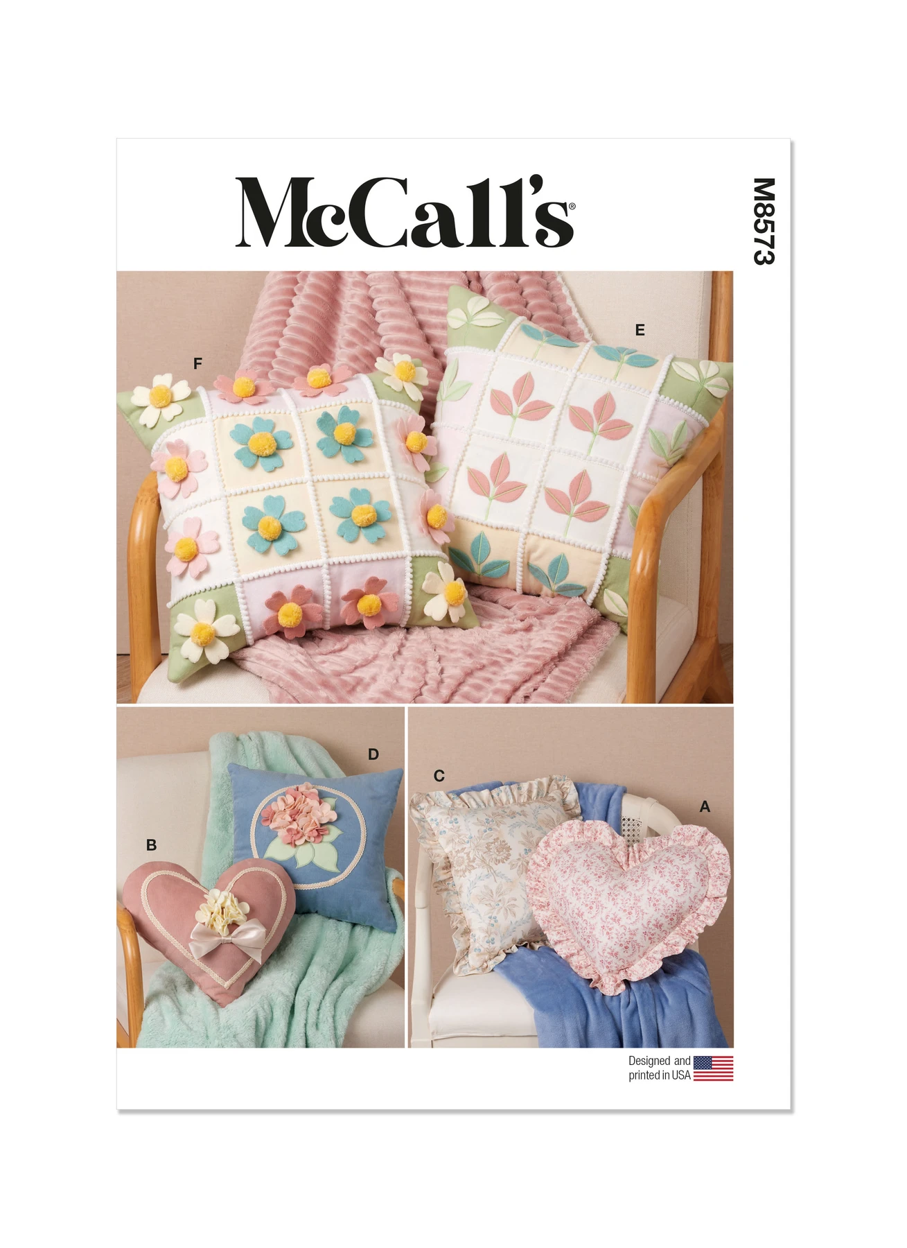 McCall's Sewing Pattern Pillows 1 McCall's Sewing Pattern Pillows