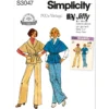 Simplicity Sewing Pattern 1970s Misses' Pants and Jacket 12 Simplicity Sewing Pattern 1970s Misses' Pants and Jacket