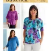 Butterick Sewing Pattern Misses' Tops & Sash (PDF) 13 Butterick Sewing Pattern Misses' Tops & Sash (PDF)