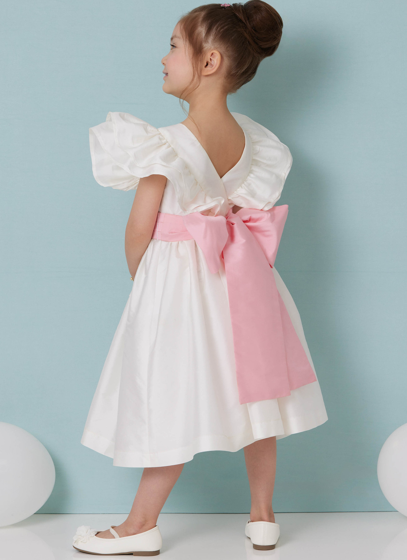 Butterick Sewing Pattern Children's Dress in Two Lengths and Tie Belt 4 Butterick Sewing Pattern Children's Dress in Two Lengths and Tie Belt