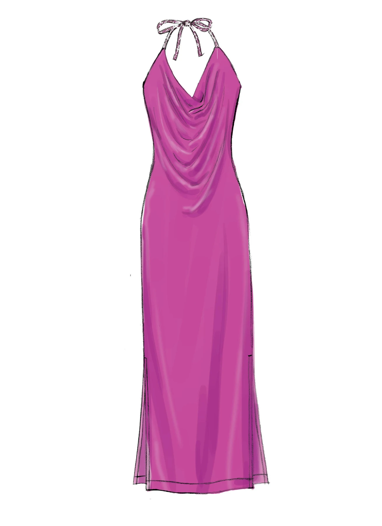 McCall's Sewing Pattern Misses' Draped Front, Side-Panel Dresses (PDF) 5 McCall's Sewing Pattern Misses' Draped Front, Side-Panel Dresses (PDF)