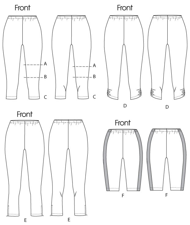 McCall's Sewing Pattern Misses'/Women's Leggings In Four Lengths (PDF) 2 McCall's Sewing Pattern Misses'/Women's Leggings In Four Lengths (PDF)