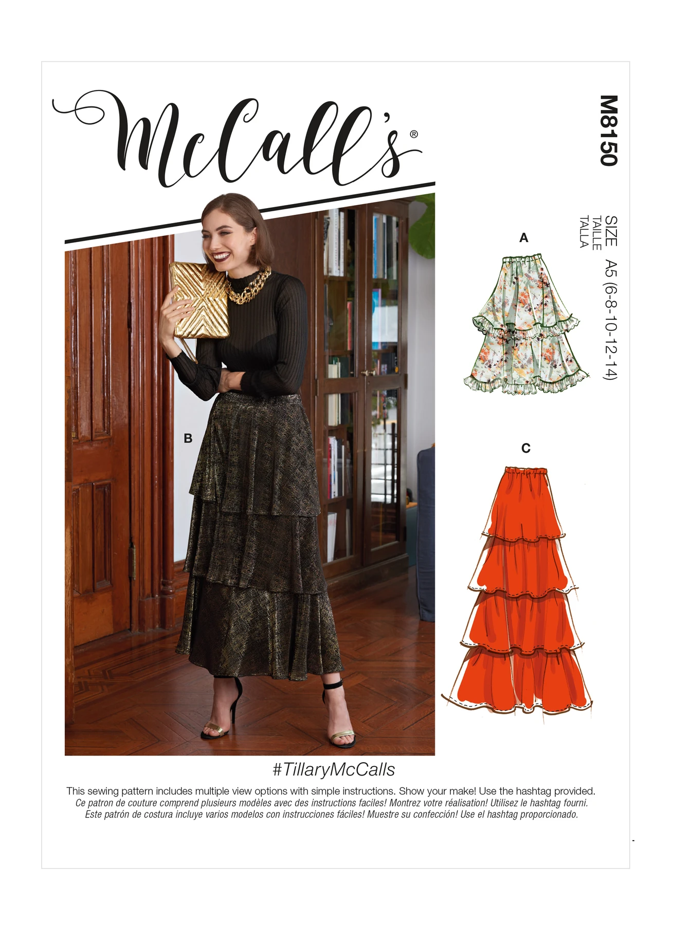 McCall's Sewing Pattern #TillaryMcCalls - Misses' Skirts 1 McCall's Sewing Pattern #TillaryMcCalls - Misses' Skirts