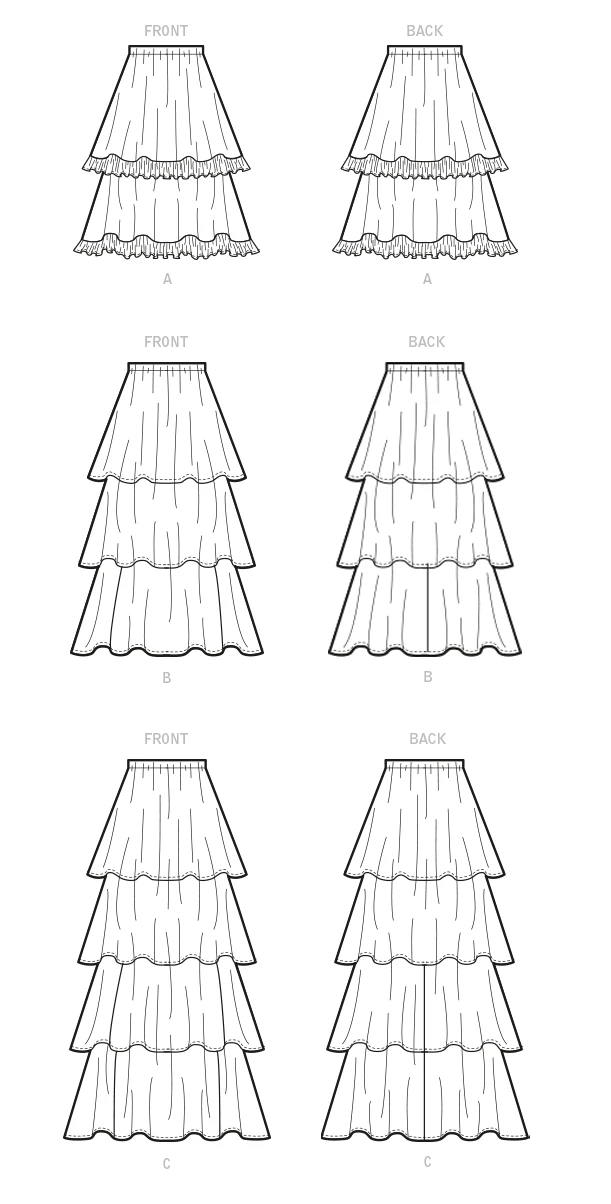 McCall's Sewing Pattern #TillaryMcCalls - Misses' Skirts 7 McCall's Sewing Pattern #TillaryMcCalls - Misses' Skirts