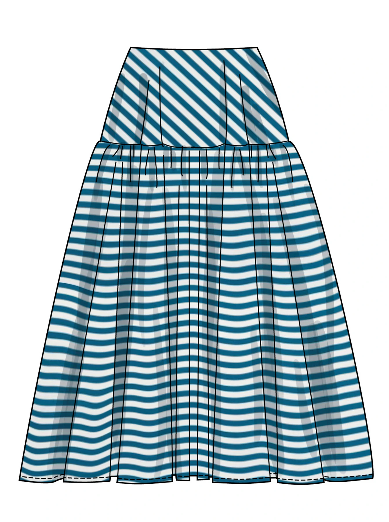 Simplicity Sewing Pattern Misses' Skirt in Three Lengths (PDF) 3 Simplicity Sewing Pattern Misses' Skirt in Three Lengths (PDF)