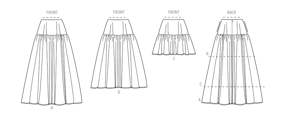 Simplicity Sewing Pattern Misses' Skirt in Three Lengths (PDF) 7 Simplicity Sewing Pattern Misses' Skirt in Three Lengths (PDF)