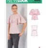 New Look Sewing Pattern Misses' Top with Optional Back Opening & Flared Sleeves 21 New Look Sewing Pattern Misses' Top with Optional Back Opening & Flared Sleeves