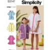 Simplicity Sewing Pattern Children's and Girls' Hooded Cover Up (PDF) 23 Simplicity Sewing Pattern Children's and Girls' Hooded Cover Up (PDF)
