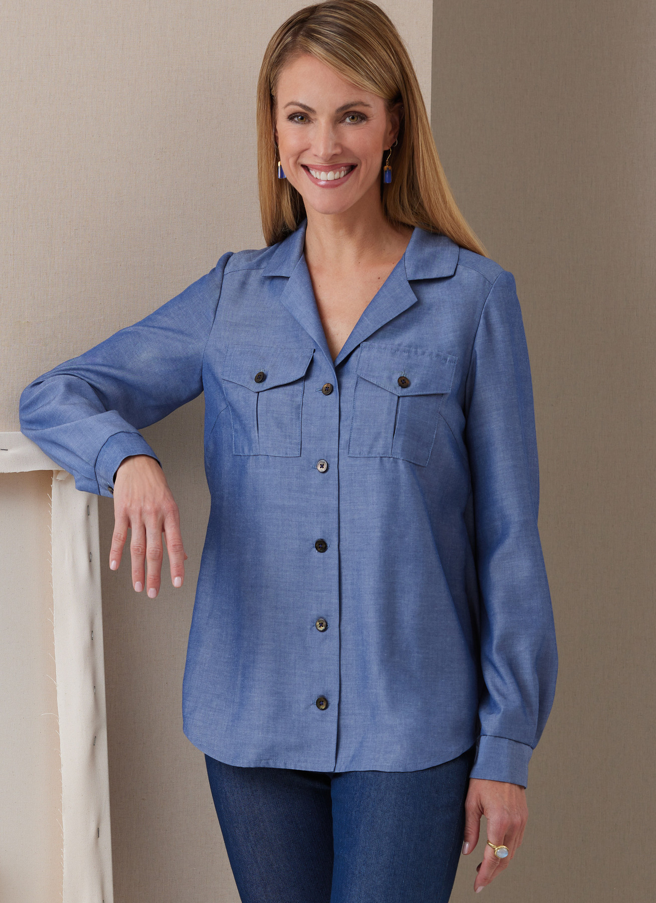 Butterick Sewing Pattern Misses' Shirts By Palmer/Pletsch 2 Butterick Sewing Pattern Misses' Shirts By Palmer/Pletsch