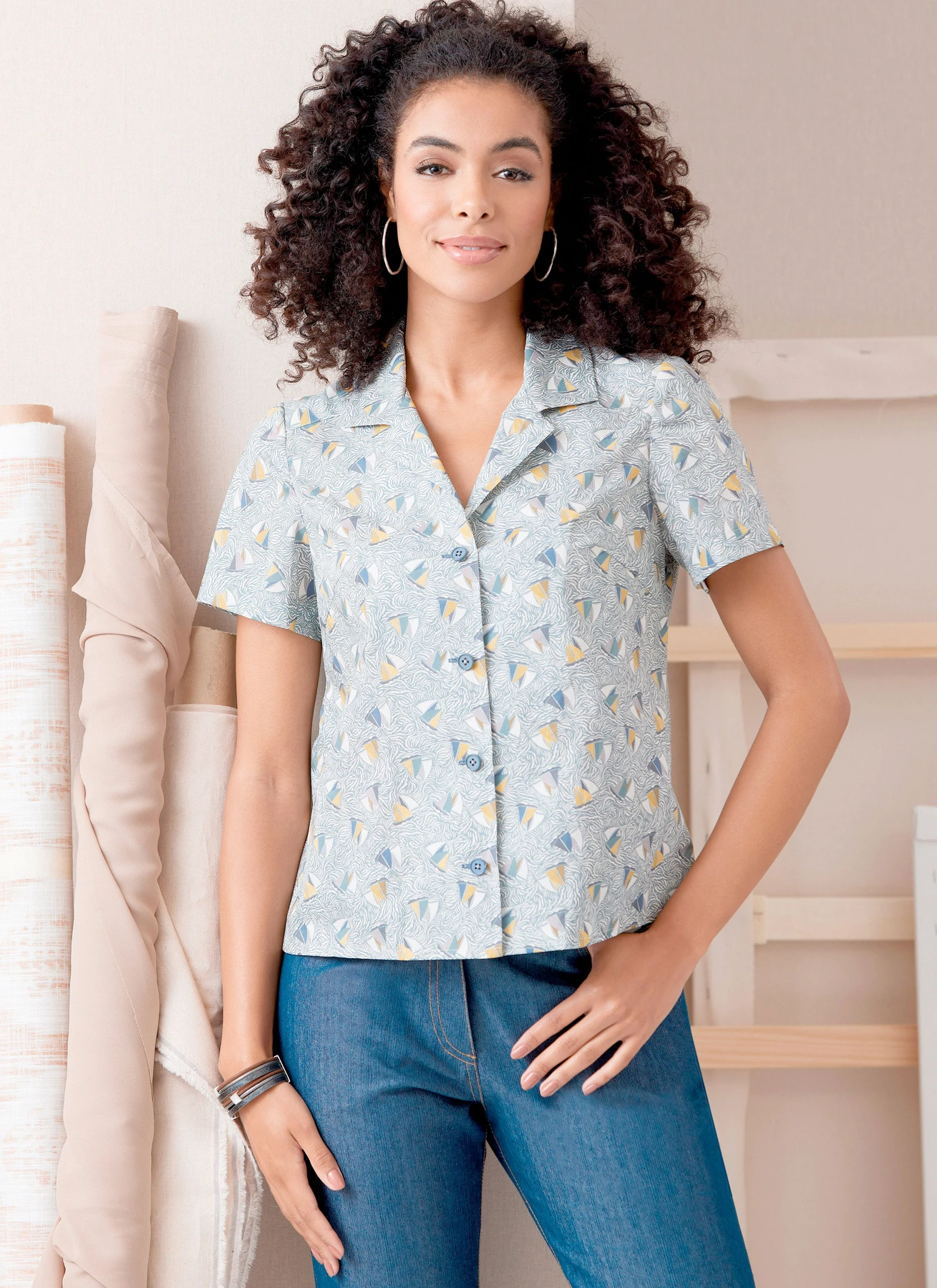 Butterick Sewing Pattern Misses' Shirts By Palmer/Pletsch 3 Butterick Sewing Pattern Misses' Shirts By Palmer/Pletsch