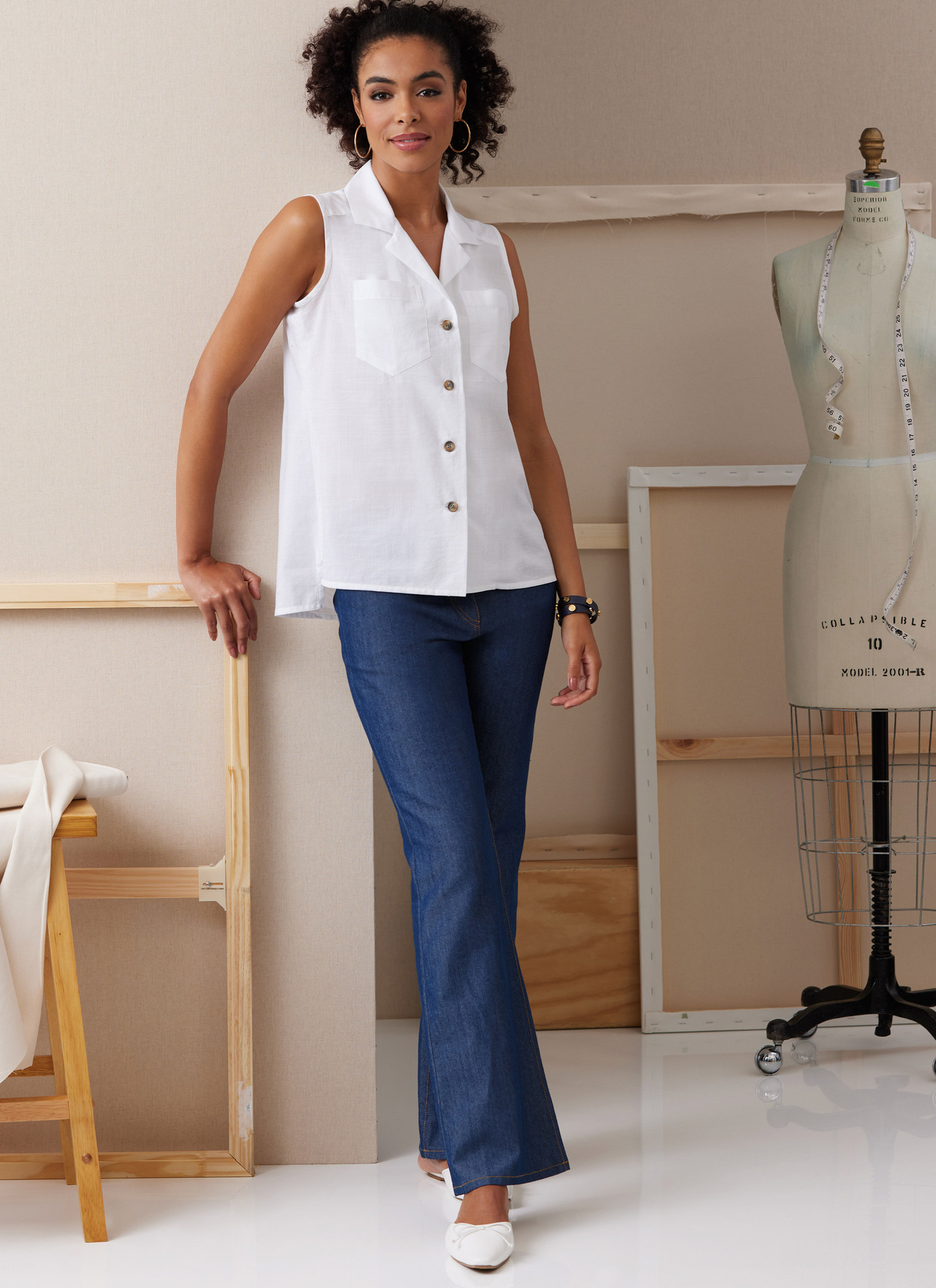 Butterick Sewing Pattern Misses' Shirts By Palmer/Pletsch 7 Butterick Sewing Pattern Misses' Shirts By Palmer/Pletsch
