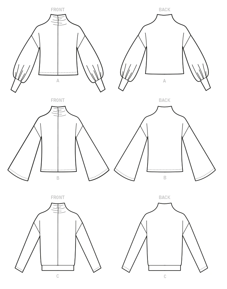 McCall's Sewing Pattern Misses' Tops (PDF) 259 McCall's Sewing Pattern Misses' Tops (PDF)