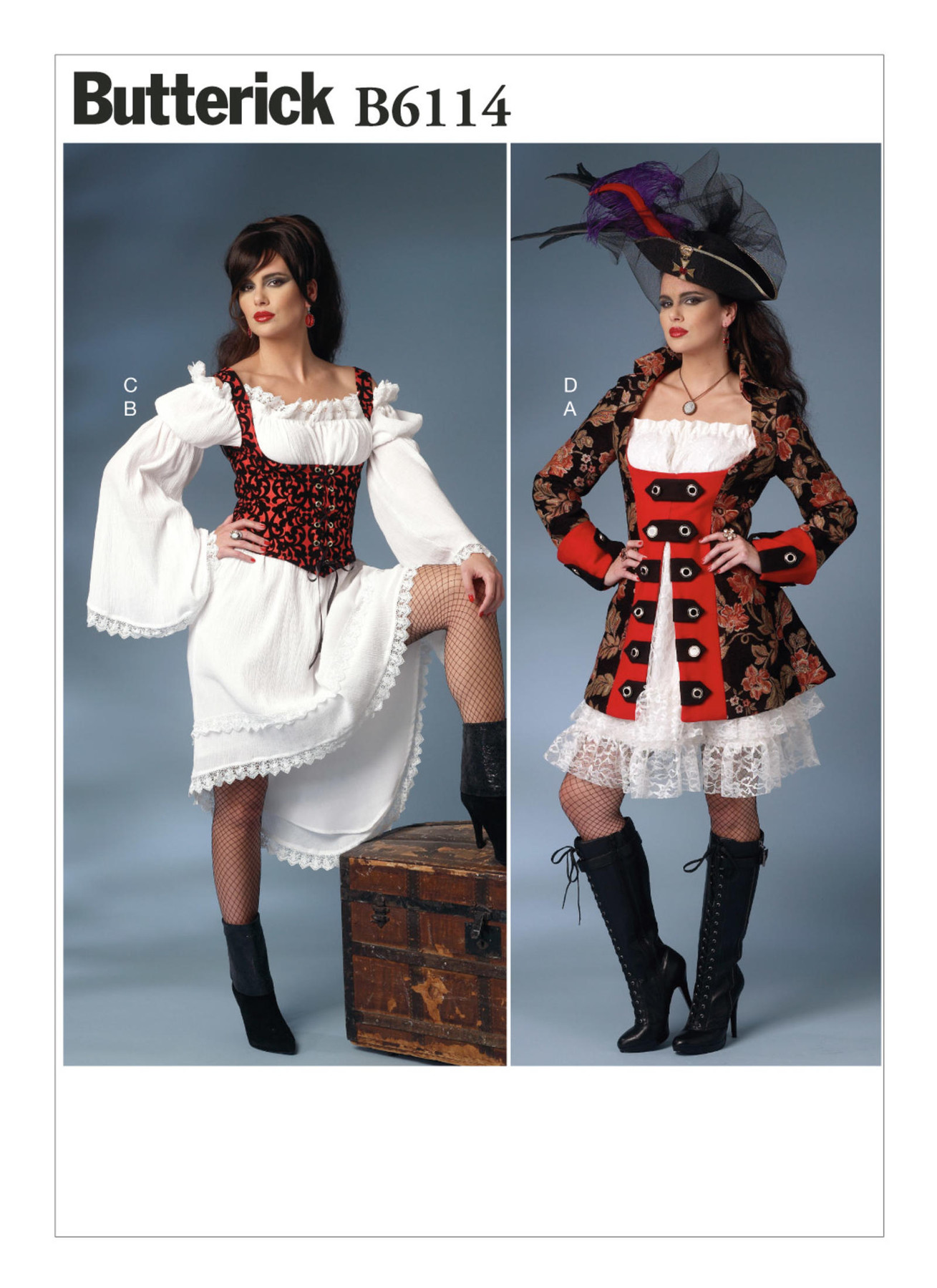 Butterick Sewing Pattern Jacket, Puff Sleeve Dresses and Underbust Vest (PDF) 1 Butterick Sewing Pattern Jacket, Puff Sleeve Dresses and Underbust Vest (PDF)