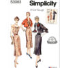 Simplicity Sewing Pattern 1950s Misses' Dress and Jacket 10 Simplicity Sewing Pattern 1950s Misses' Dress and Jacket
