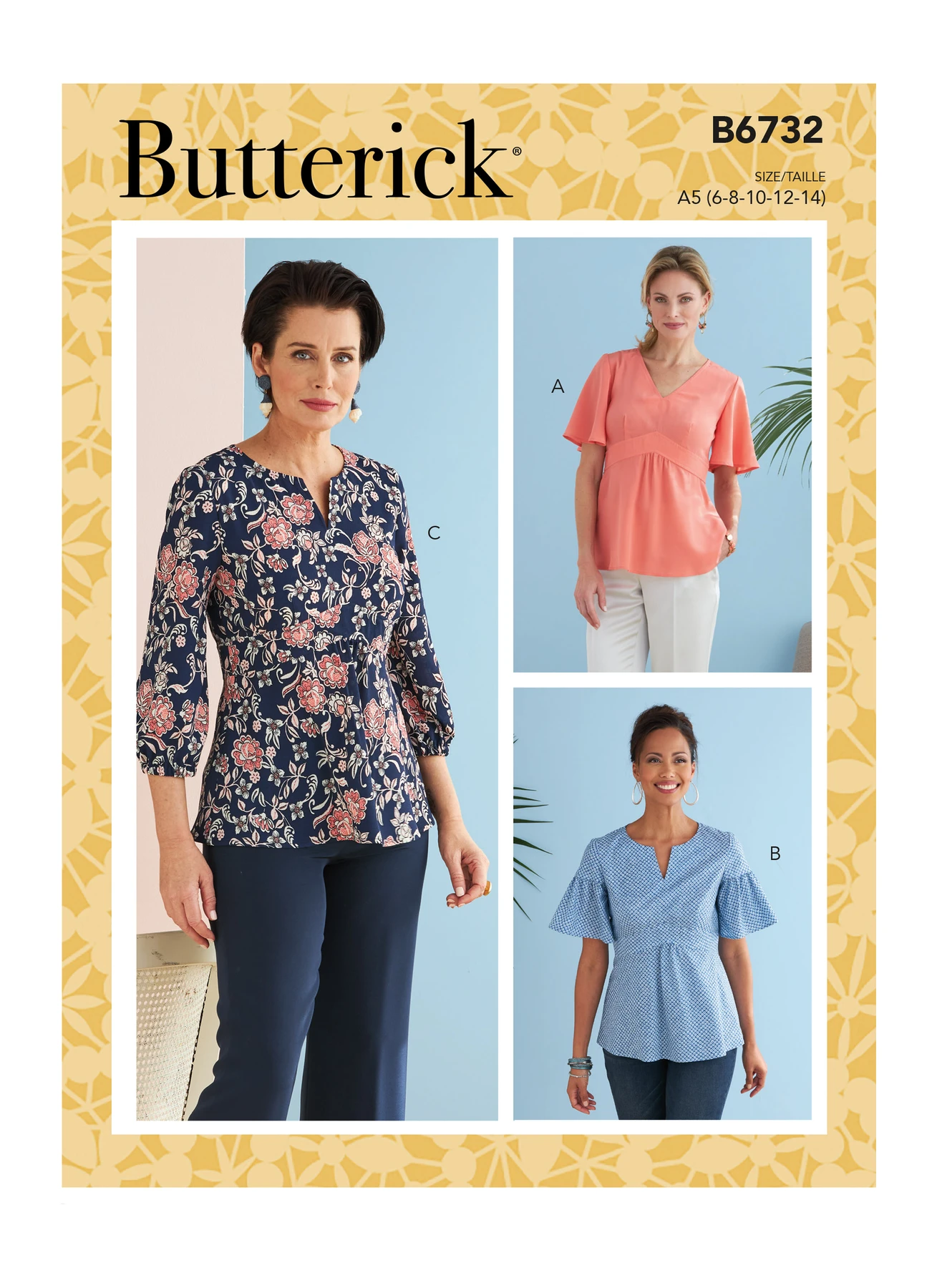 Butterick Sewing Pattern Misses' Top 1 Butterick Sewing Pattern Misses' Top