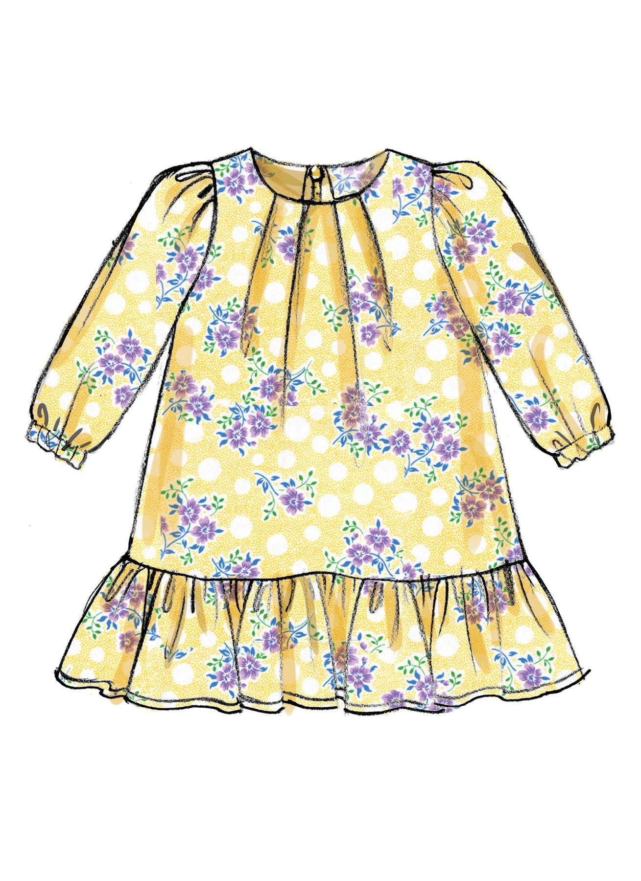 McCall's Sewing Pattern Toddlers' Tent Dresses (PDF) 3 McCall's Sewing Pattern Toddlers' Tent Dresses (PDF)