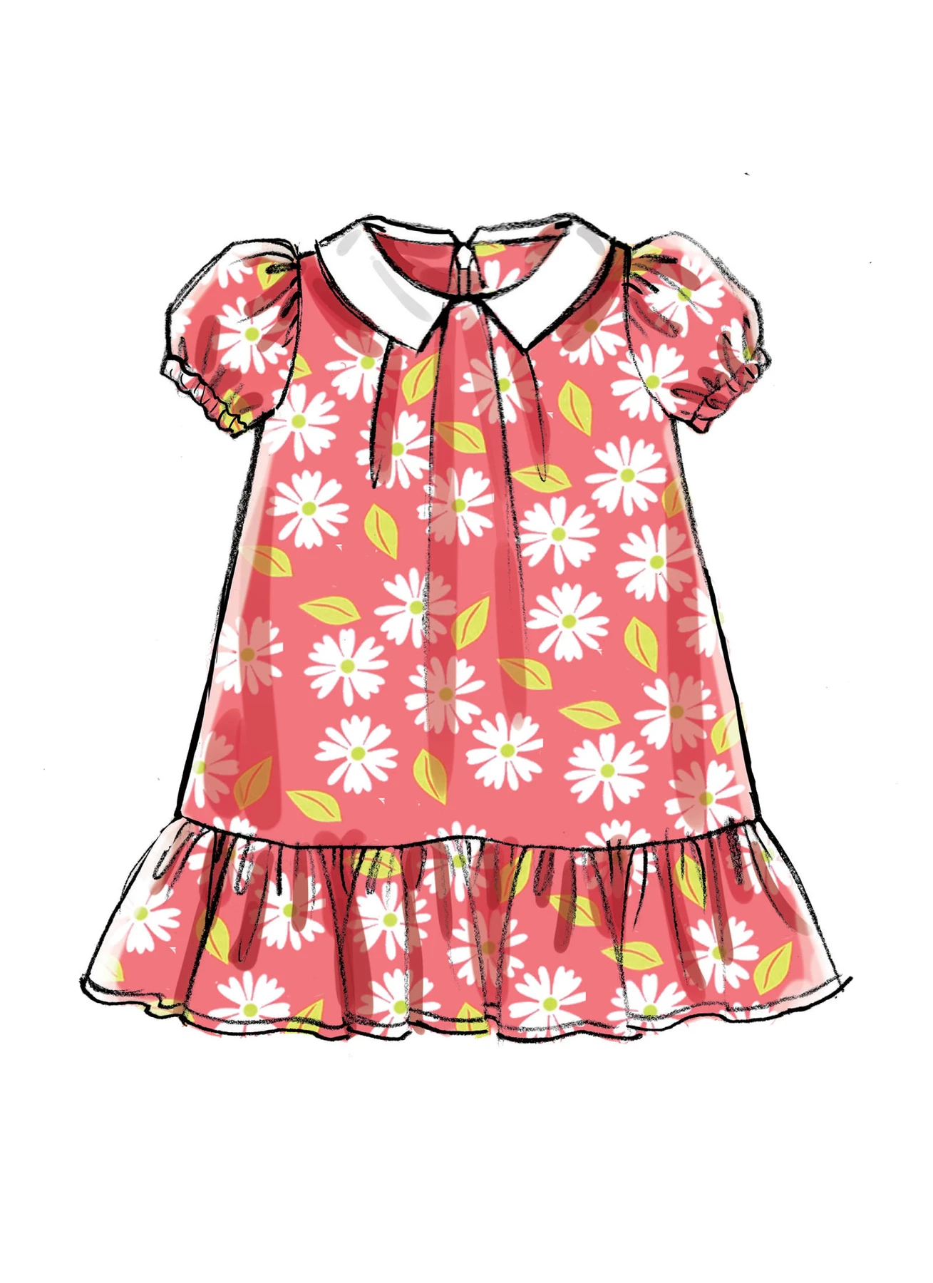 McCall's Sewing Pattern Toddlers' Tent Dresses (PDF) 4 McCall's Sewing Pattern Toddlers' Tent Dresses (PDF)